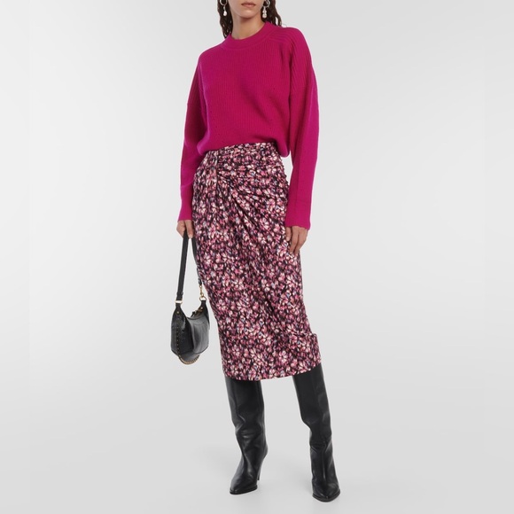 NWOT DOROTHEE SCHUMACHER
Heavenly Touch Cashmere Sweater in Intense Fuchsia XS - Picture 1 of 16